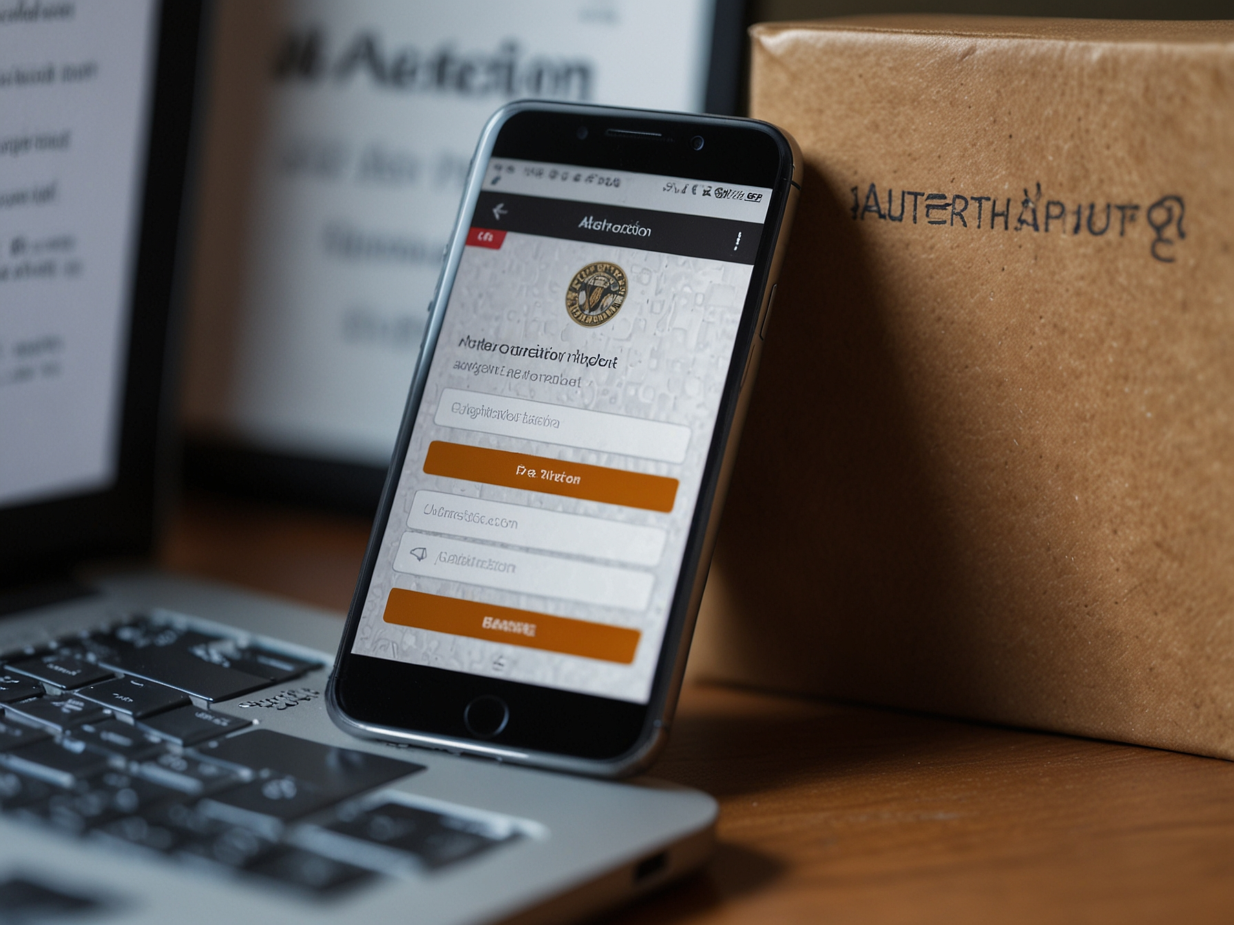 Two-factor authentication illustration